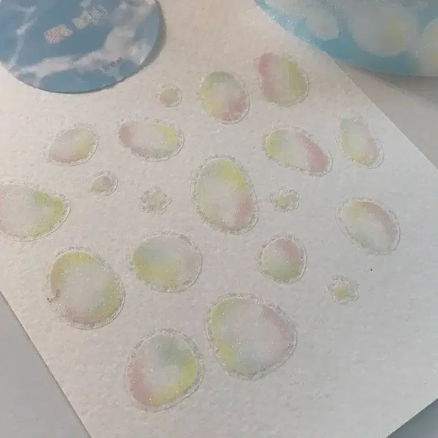 [BUNJANG] Coconenne Water Blue Pebble Kiss Cut Washi Tape / 코코넨네 물빛 조약돌 키스컷띵 마테띵