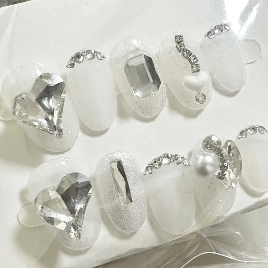 [BUNJANG] Handmade Nail Tips - Size M / 수제네일팁 사이즈 M