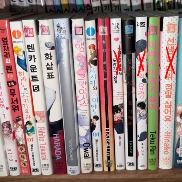 [BUNJANG] BL Comic Books Bundle / bl만화책 급처
