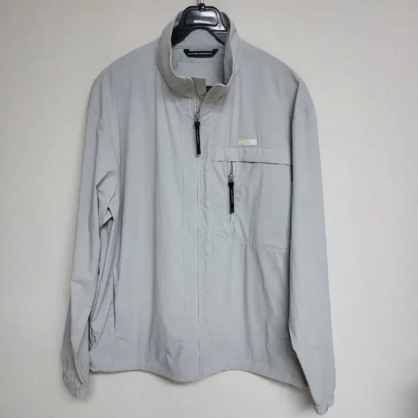 [BUNJANG] National Geographic Windbreaker Men's Size 100 Grey / 내셔널 지오그래픽 바람막이( 남 100)