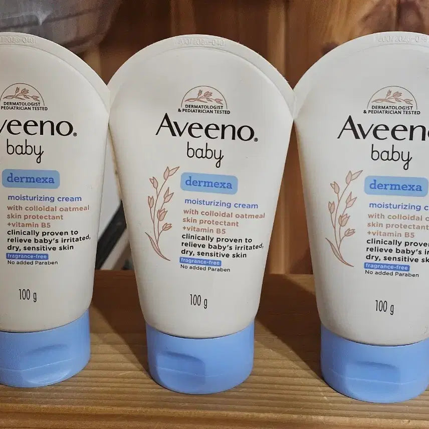 [BUNJANG] Aveeno Baby Dermexa Moisturizing Cream 100g (3-Pack) / 아비노 베이비 더멕사 보습 크림 100g 3개!!