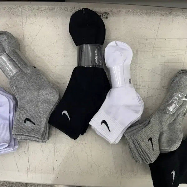 [BUNJANG] Nike Cotton Socks (5-Pair Set) / 나이키 패션 면양말