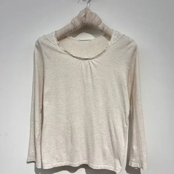[BUNJANG] JPN LBC Frill Long Sleeve Top (Size M) / JPN LBC 프릴 롱 슬리브 J1022