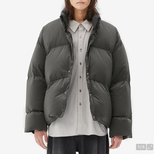 [BUNJANG] Ilcorso Dark Grey Short Padded Jacket / 일꼬르소 다크그레이 숏패딩
