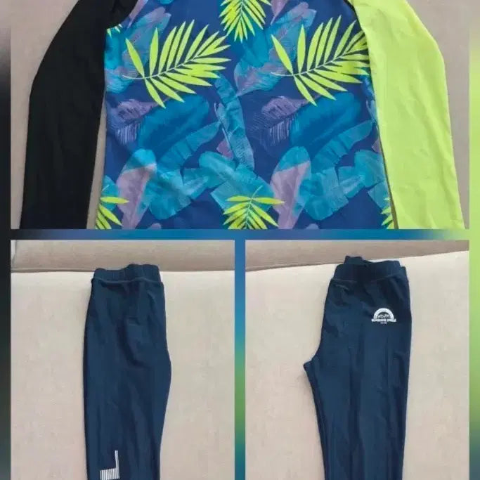 [BUNJANG] NEPA Kids Rash Guard Set Size 150 / NEPA 아동 래쉬가드세트 150 사이즈
