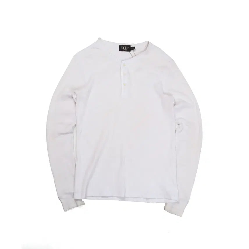 [BUNJANG] RRL Henley Neck Long Sleeve T-Shirt / 더블알엘 RRL Henley Neck Long sleeve