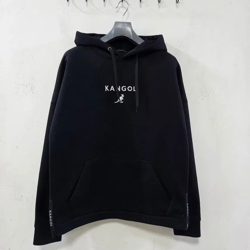 [BUNJANG] Kangol Black Hoodie L / 캉골 블랙 후드티 L