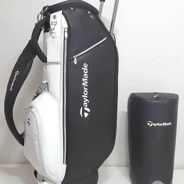 [BUNJANG] TaylorMade Rolling Golf Bag Unisex Premium PU Leather / 테일러메이드 바퀴형 골프백 고급형 남녀공용 재품 판매해요