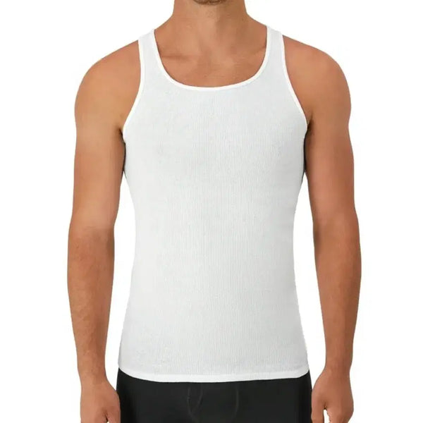 [BUNJANG] Hanes Ribbed Tank Top (Size L) / [L]헤인즈 나시