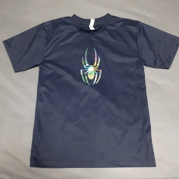[BUNJANG] Spider Performance Short-Sleeve T-Shirt Navy / 레인보우 스파이더마크 기능성 반팔티