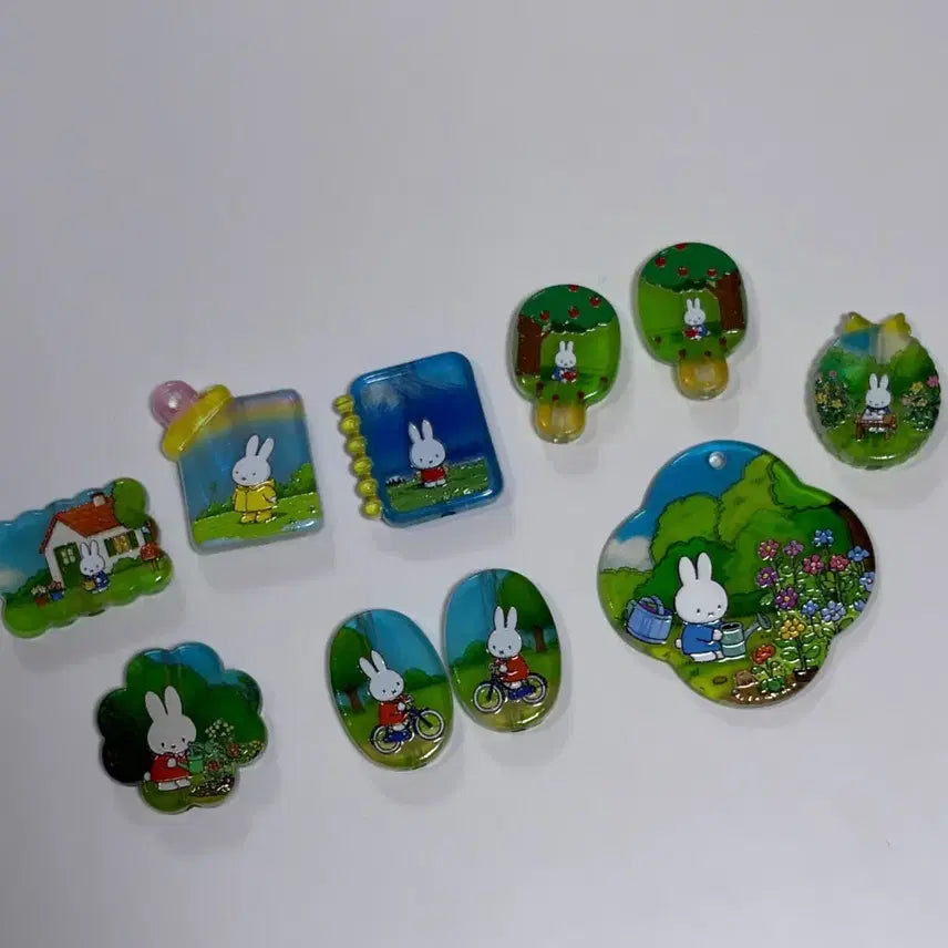 [BUNJANG] Miffy Bead Pendant Set / 미피 비즈 팬던트 세트
