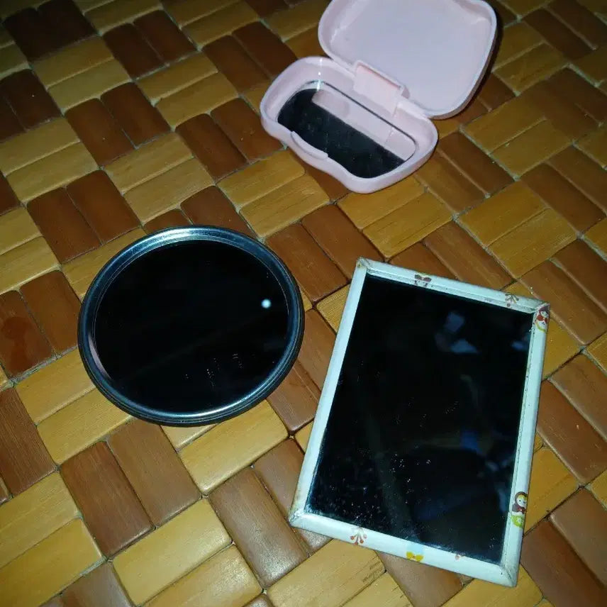 [BUNJANG] Compact Mirror and Handheld Mirror Set / 화장 거울 세트