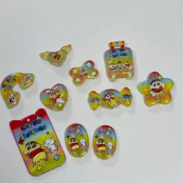 [BUNJANG] Crayon Shin-chan Bead Pendant Set / 짱구 비즈 팬던트 세트