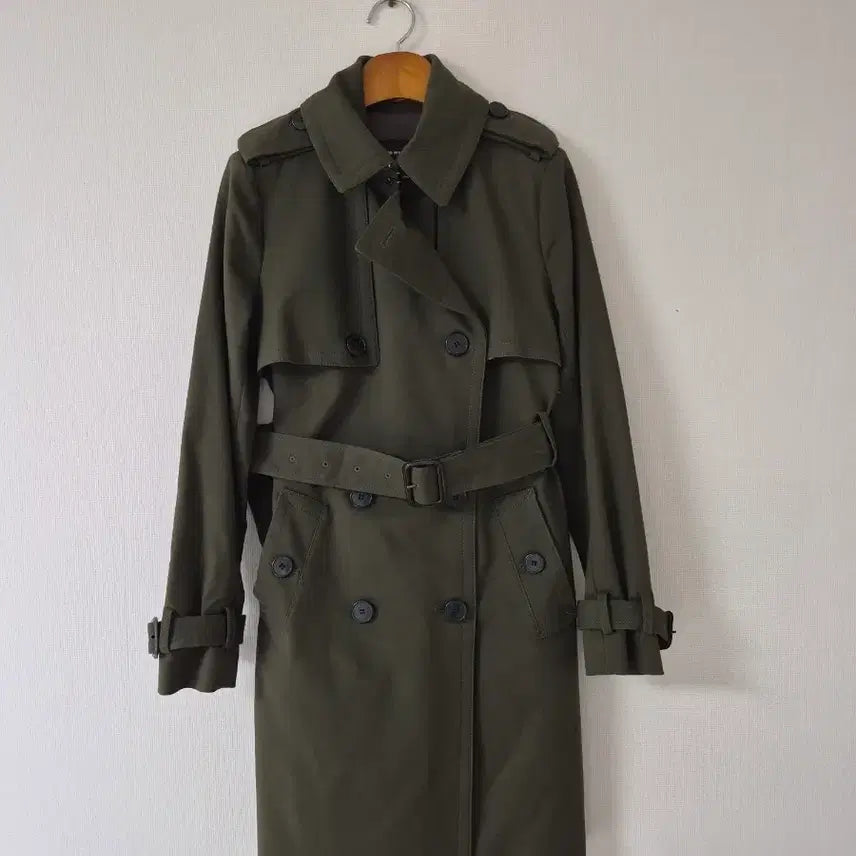 [BUNJANG] Club Monaco Khaki Trench Coat XS / [클럽모나코] 트렌치코트 (사이즈XS)