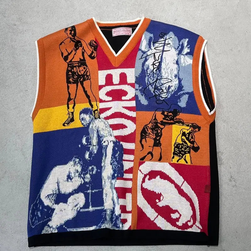 [BUNJANG] Eco-Unlimited Knit Vest / 에코언리미티드 니트베스트 s12410