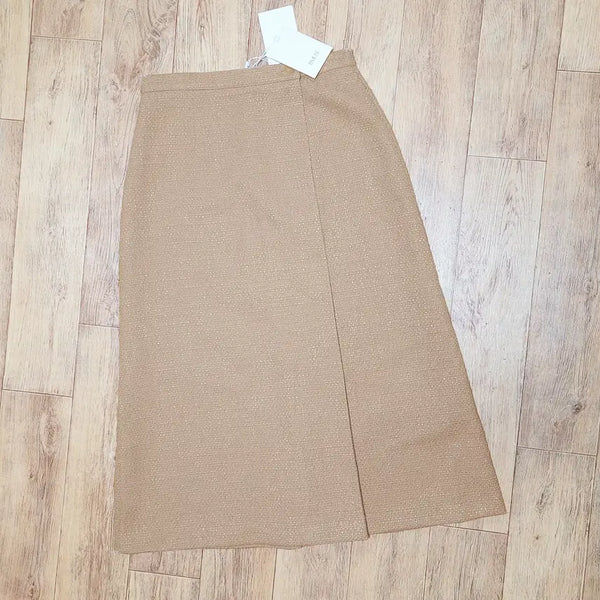 [BUNJANG] B.MUSE Venet Beige Tweed Skirt / 비뮤즈(B.MUSE) 베뉴엣 베이지 트위드스커트 55,66 새상품