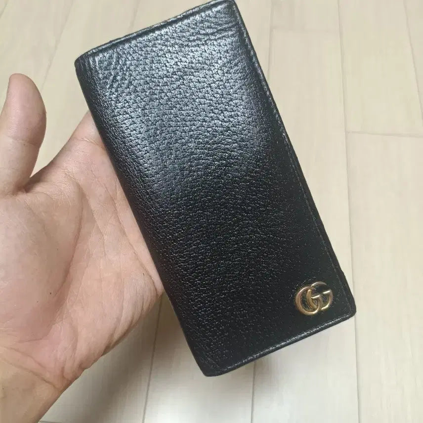 [BUNJANG] Gucci GG Marmont Long Wallet Black / (정품)구찌 GG 마몽 장지갑 블랙