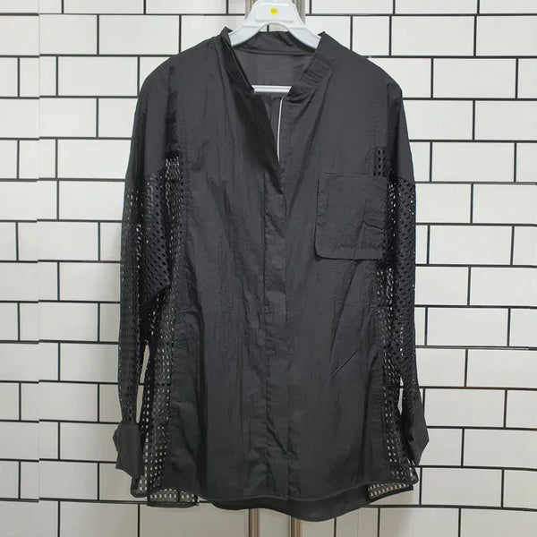 [BUNJANG] Sheer Windbreaker Jacket / 노-85 시스루 바람막이