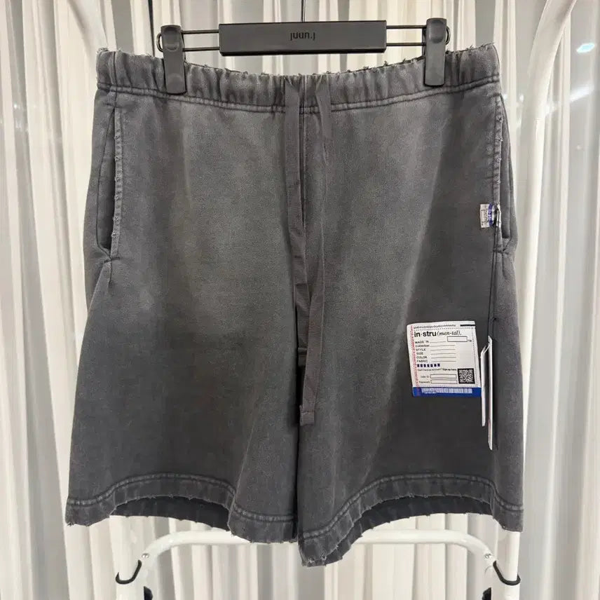 [BUNJANG] Mihara Yasuhiro Grey Washed Denim Shorts Size 46 / 미하라 야스히로 그레이 워싱 데님 쇼츠 46사이즈(30-32사이즈) 팝니다