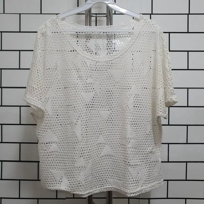 [BUNJANG] Knit Blouse / 노-102 뜨개 블라우스