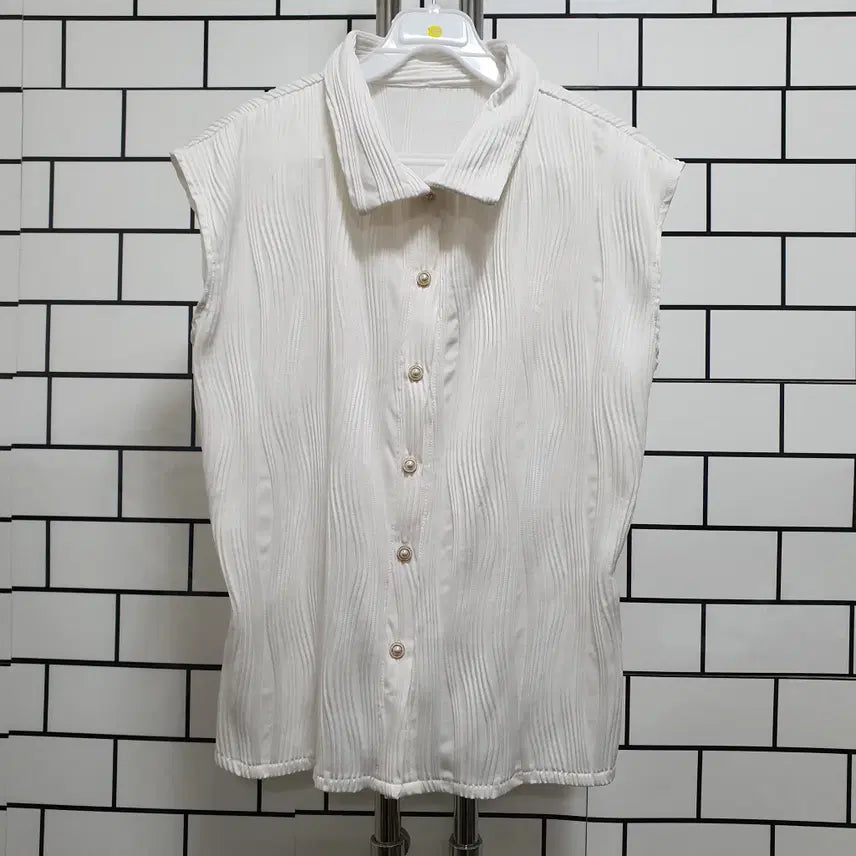 [BUNJANG] Sleeveless Blouse / 노-108 민소매 블라우스