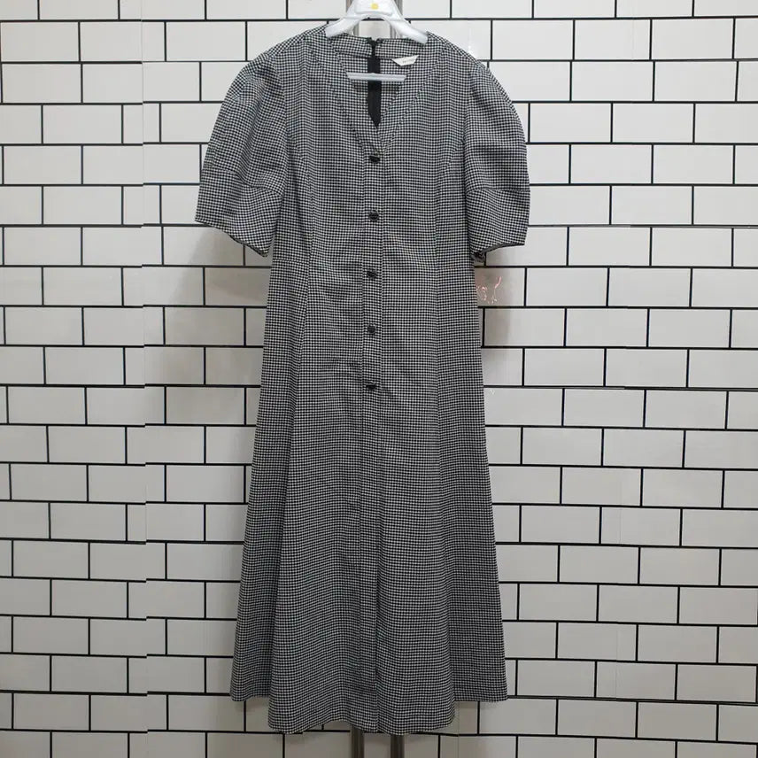 [BUNJANG] Half-Sleeve Long Dress / 노-110 반팔 롱원피스