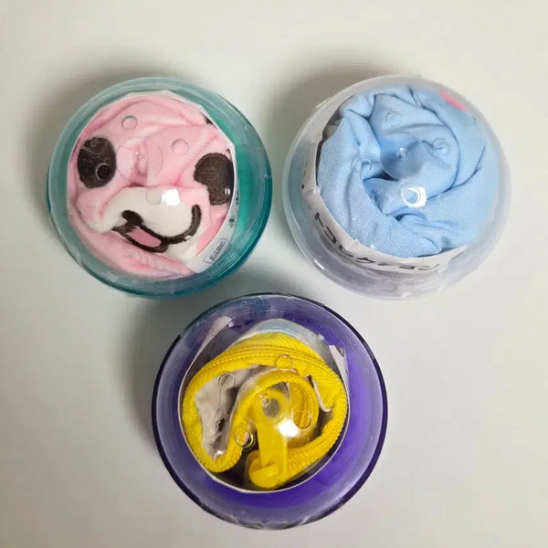 [BUNJANG] San-X Mamegoma Cherry Blossom Pouch Gacha Bundle Set / 산엑스 마메고마 파우치 가챠 일괄 사쿠라고마