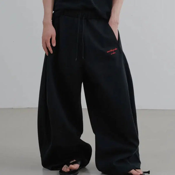 [BUNJANG] New Chief Chic DP Sweatpants Black / 뉴치프시크디피 스웻 팬츠 블랙