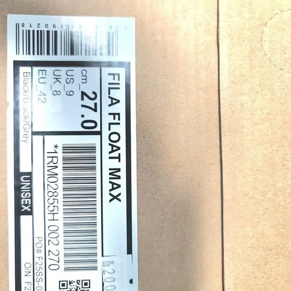 [BUNJANG] Fila Float Max Black/Black/Gray Running Shoes / 휠라 플로트 맥스 블랙/블랙/그레이 270
