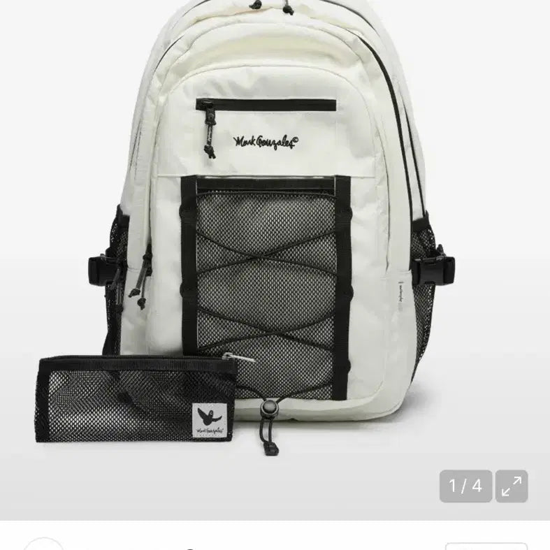 [BUNJANG] Mark Gonzales New Utility Backpack Ivory / 마크곤잘레스 뉴틸리티 백팩 아이보리