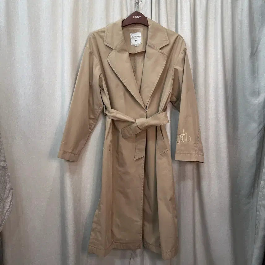 [BUNJANG] Thursday Island Beige Trench Coat M / Thursday Island 써스데이 베이지 트렌치코트 M