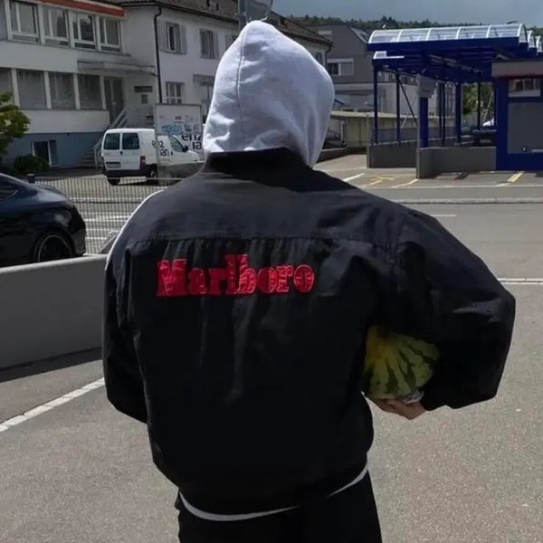 [BUNJANG] 90s Vintage Marlboro Reversible Bomber Jacket / (M) 90s 빈티지 말보로 리버시블 봄버 자켓