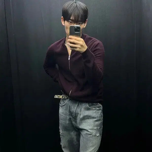 [BUNJANG] COS Minimal Knit Zip-Up / 코스 미니멀 니트집업 s12411