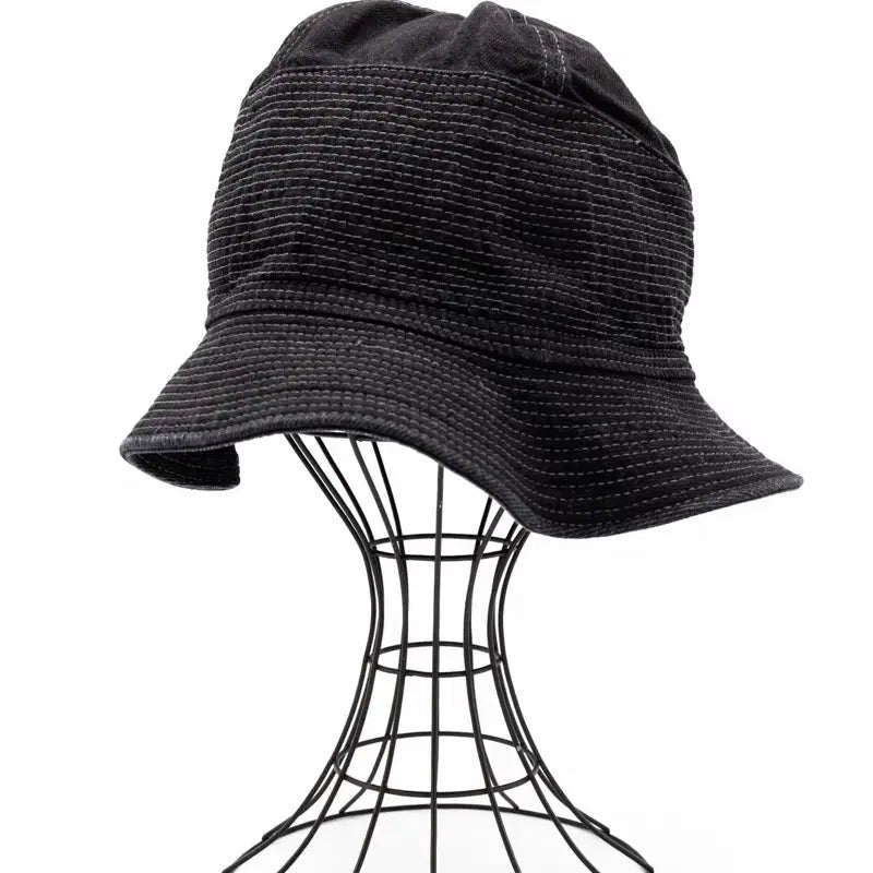 [BUNJANG] Kapital Black Chino Bucket Hat / Kapital 캐피탈 노인과 바다 블랙 치노 버킷