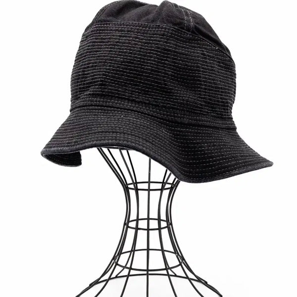 [BUNJANG] Kapital Black Chino Bucket Hat / Kapital 캐피탈 노인과 바다 블랙 치노 버킷