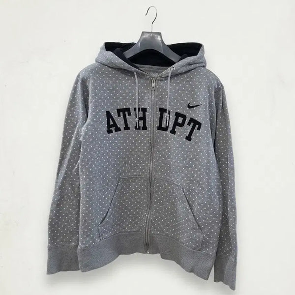 [BUNJANG] Nike Grey Dot Hoodie Zip-up L / 나이키 그레이 도트 후드집업 L