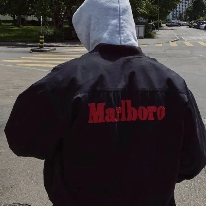 [BUNJANG] 90s Vintage Marlboro Reversible Bomber Jacket XXL / (XXL) 90s 빈티지 말보로 리버시블 봄버 자켓