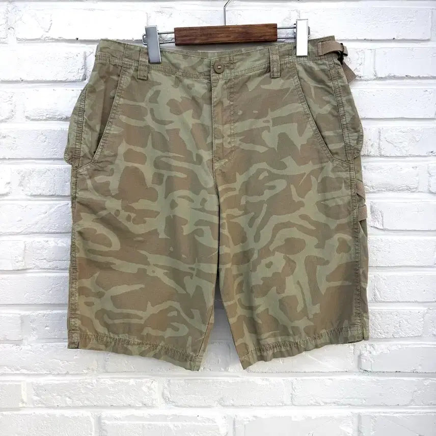 [BUNJANG] Nike Camo Pattern Half Pants / 나이키 카모패턴 하프팬츠