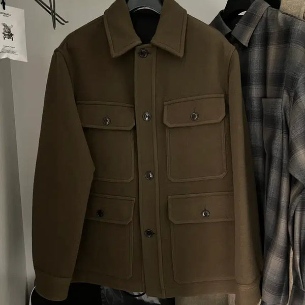 [BUNJANG] Lemaire 23FW Hunting Jacket Dark Squirrel Size 48 / 르메르 23FW 헌팅자켓 다크 스쿼럴 48사이즈
