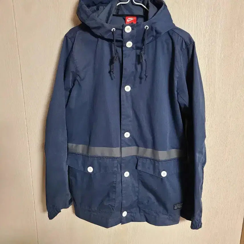 [BUNJANG] Nike Navy Windbreaker Field Jacket Size S / 나이키 바람막이 야상 네이비 s