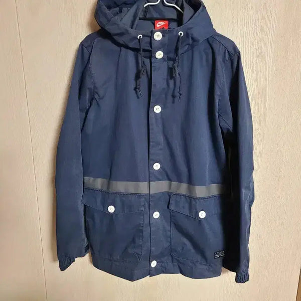 [BUNJANG] Nike Navy Windbreaker Field Jacket Size S / 나이키 바람막이 야상 네이비 s