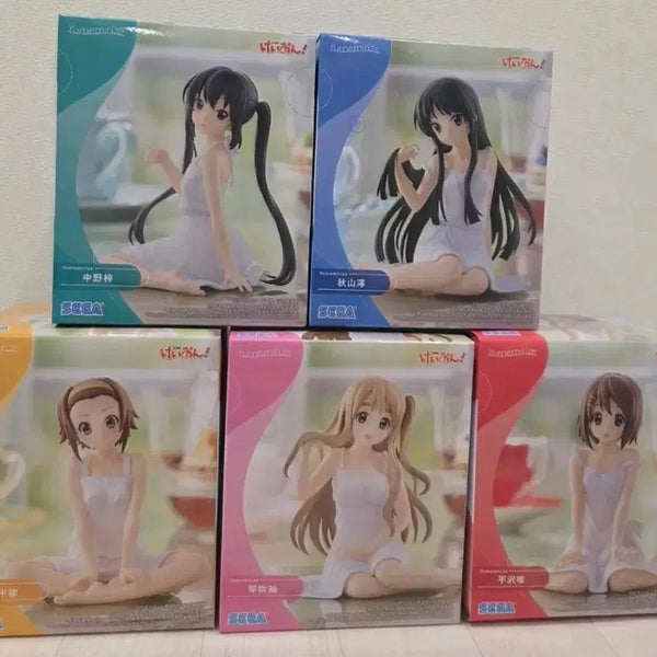 [BUNJANG] SEGA K-On! Yume Miyazato 5 Figure Set / 세가 케이온! 피규어 5종 세트 유메미리즈