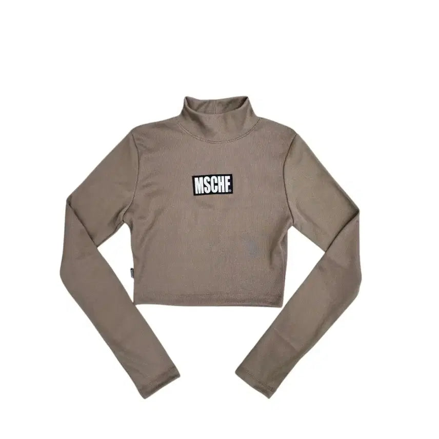 [BUNJANG] MSCHF Vintage Mock Neck Cropped Long Sleeve / MSCHF 미스치프 빈티지 반목폴라 크롭 롱슬리브