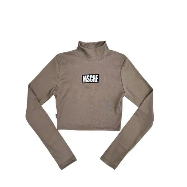 [BUNJANG] MSCHF Vintage Mock Neck Cropped Long Sleeve / MSCHF 미스치프 빈티지 반목폴라 크롭 롱슬리브