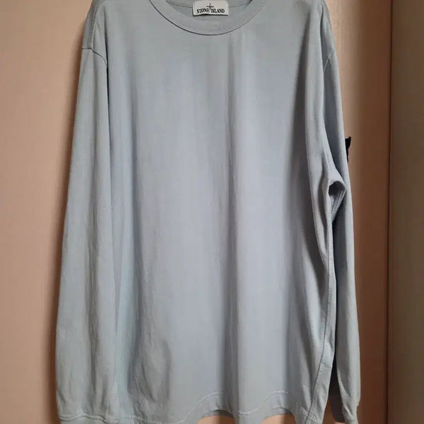 [BUNJANG] Stone Island Sweatshirt Light Blue XL / 스톤아일랜드 맨투맨 라이트 블루