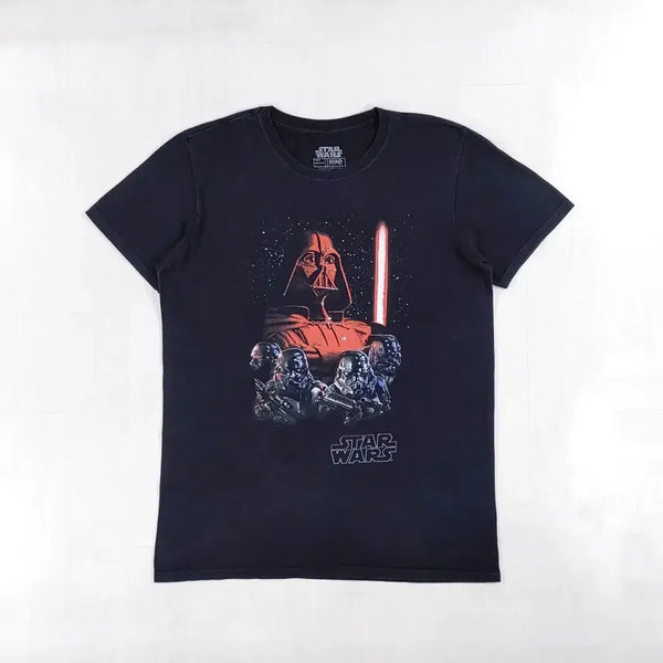 [BUNJANG] Star Wars Darth Vader Graphic T-Shirt Medium / 스타워즈 다스베이더 반팔 티셔츠 M