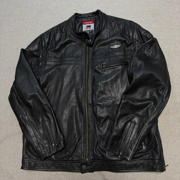 [BUNJANG] FUBU Real Lambskin Single Rider Jacket / FUBU(후부) 리얼 램스킨(양가죽) 싱글 라이더 자켓