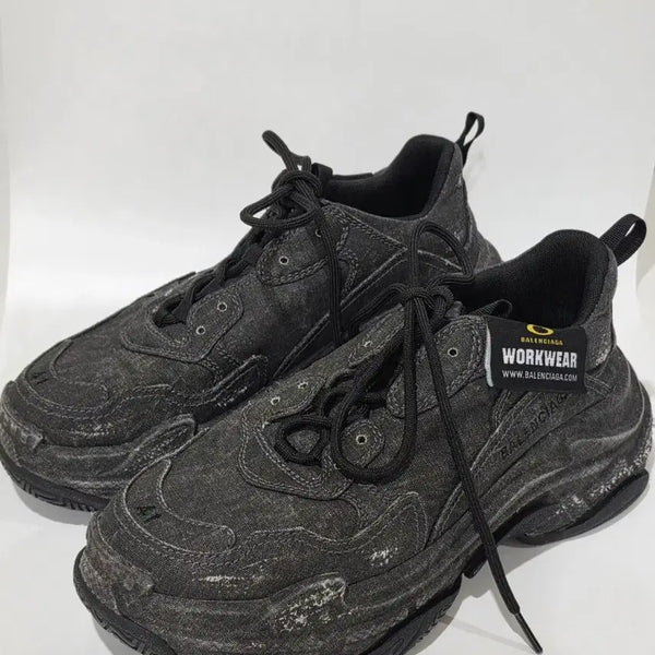 [BUNJANG] Balenciaga Triple S Canvas Sneakers / BALENCIAGA 발렌시아가 트리플 S 캔버스 스니커즈