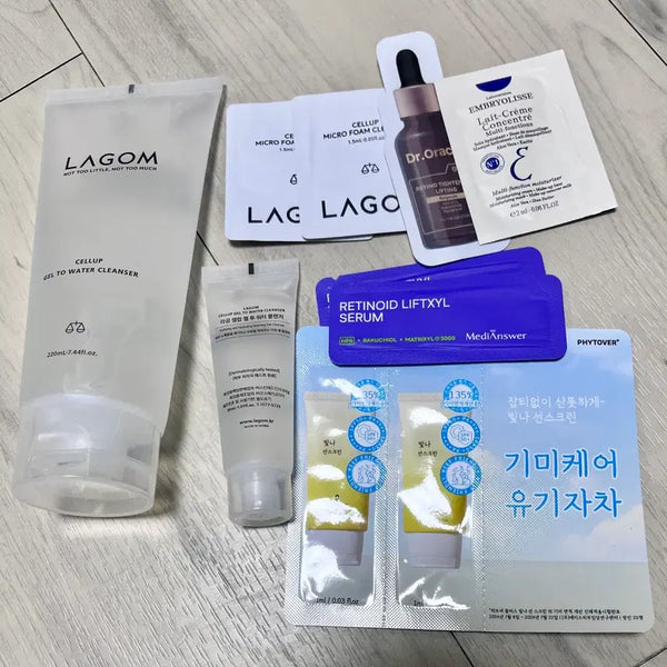 [BUNJANG] LAGOM Cellup Gel-to-Water Cleanser Bundle / 일괄) 라곰 셀럽 젤투워터 클렌저 220ml