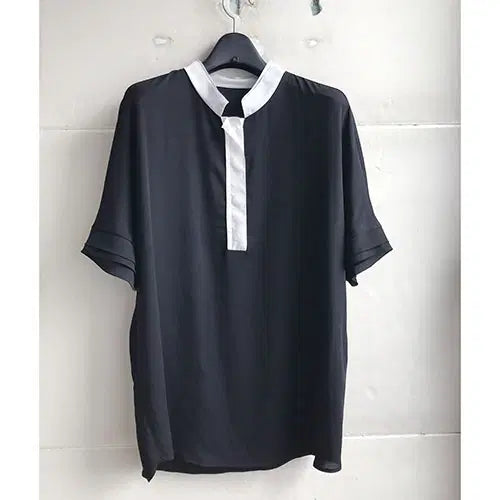 [BUNJANG] Olivia Lauren Women's Summer Blouse - White/Black, Size 77 / 올리비아로렌 정품 - 77/새거수준
